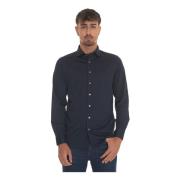 Gran Sasso Elegant Classic Shirt for Men Blue, Herr