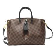 Louis Vuitton Vintage Pre-owned Tyg louis-vuitton-vskor Brown, Dam