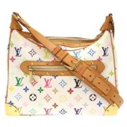 Louis Vuitton Vintage Pre-owned Canvas axelremsvskor Multicolor, Dam