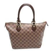 Louis Vuitton Vintage Pre-owned Tyg louis-vuitton-vskor Brown, Dam