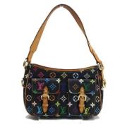 Louis Vuitton Vintage Pre-owned Canvas axelremsvskor Multicolor, Dam