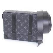 Louis Vuitton Vintage Pre-owned Tyg axelremsvskor Blue, Dam