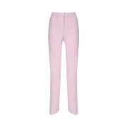 Pinko Flare-fit Rosa Byxor Pink, Dam