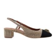 Kurt Geiger Stiliga Slingback Sandaler i Rhum Multicolor, Dam