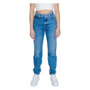 Calvin Klein Jeans Mom Jeans Höst/Vinter Kollektion Blue, Dam