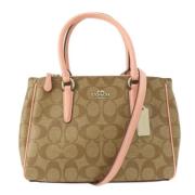 Coach Pre-owned Pre-owned Plast handvskor Beige, Dam