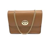 Coach Pre-owned Pre-owned Tyg axelremsvskor Brown, Dam