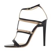 Jimmy Choo Pre-owned Pre-owned Laeder sandaler Black, Dam