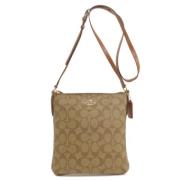 Coach Pre-owned Pre-owned Plast axelremsvskor Beige, Dam