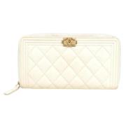 Chanel Vintage Pre-owned Laeder plnbcker White, Dam