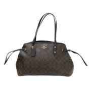 Coach Pre-owned Pre-owned Tyg totevskor Brown, Dam