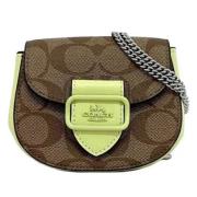 Coach Pre-owned Pre-owned Plast axelremsvskor Beige, Dam