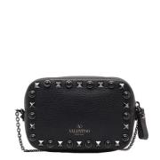 Valentino Vintage Pre-owned Tyg axelremsvskor Black, Dam