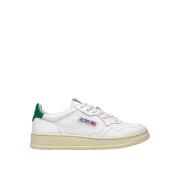 Autry Vintage Stil Låg Topp Läder Sneakers White, Dam