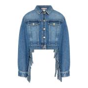 Moschino Denimjacka Blue, Dam