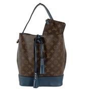 Louis Vuitton Vintage Pre-owned Belagd canvas handvskor Brown, Dam