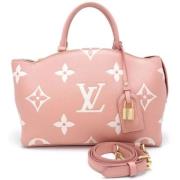 Louis Vuitton Vintage Pre-owned Tyg louis-vuitton-vskor Pink, Dam