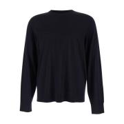 Theory Crew Neck Sweaters Blue, Herr