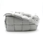 Bottega Veneta Vintage Pre-owned Tyg axelremsvskor White, Dam