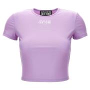 Versace Jeans Couture Snygga T-shirts och Polos Purple, Dam