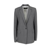 Fabiana Filippi Elegant Blazer för Kvinnor Gray, Dam