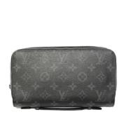 Louis Vuitton Vintage Pre-owned Laeder plnbcker Black, Dam