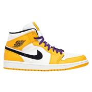 Nike Begränsad upplaga Air Jordan 1 Mid Lakers Multicolor, Herr