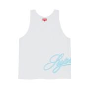 Supreme Mesh Script Tank Top White White, Herr