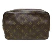 Louis Vuitton Vintage Pre-owned Tyg louis-vuitton-vskor Brown, Dam