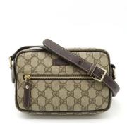 Gucci Vintage Pre-owned Canvas gucci-vskor Beige, Dam