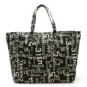 Chanel Vintage Pre-owned Tyg chanel-vskor Black, Dam