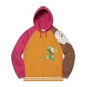 Comme des Garçons Guld Zip Up Hoodie Limited Edition Multicolor, Herr