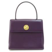 Celine Vintage Pre-owned Laeder handvskor Purple, Dam