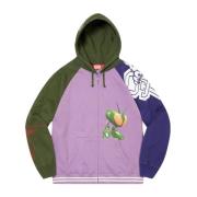 Comme des Garçons Begränsad Upplaga Zip Up Hoodie Violet Multicolor, H...