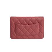 Chanel Vintage Pre-owned Tyg chanel-vskor Pink, Dam