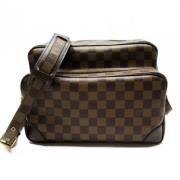 Louis Vuitton Vintage Pre-owned Tyg louis-vuitton-vskor Brown, Dam