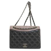 Chanel Vintage Pre-owned Laeder axelremsvskor Black, Dam