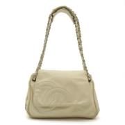 Chanel Vintage Pre-owned Laeder chanel-vskor Beige, Dam