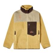 Travis Scott Begränsad upplaga Sherpa-jacka Guld Multicolor, Herr