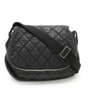 Chanel Vintage Pre-owned Nylon chanel-vskor Black, Dam