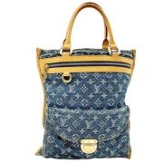 Louis Vuitton Vintage Pre-owned Tyg louis-vuitton-vskor Blue, Dam