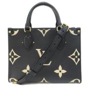 Louis Vuitton Vintage Pre-owned Tyg louis-vuitton-vskor Black, Dam