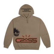 Travis Scott Begränsad upplaga Motor Sport Hoodie Beige, Herr