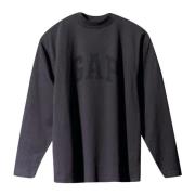 Balenciaga Begränsad upplaga Dove Longsleeve Tee Svart Black, Herr