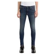 Calvin Klein Blå Skinny Jeans 5-ficka stil Blue, Herr