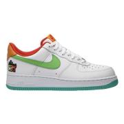 Nike Begränsad Upplaga Vit Air Force 1 Multicolor, Herr