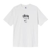 Nike Begränsad upplaga Stussy International T-shirt White, Herr