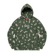 Supreme Begränsad upplaga huvtröja oliv camo Green, Herr