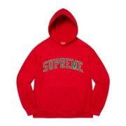 Supreme Röd Stars Arc Hoodie Begränsad Upplaga Red, Herr