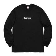 Supreme 2020 Box Logo Långärmad Svart Black, Herr